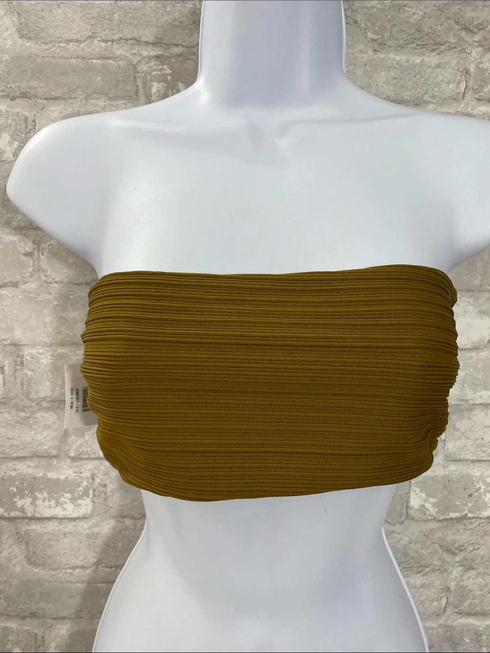 Mara Hoffman Abigail bikini top in olive green
